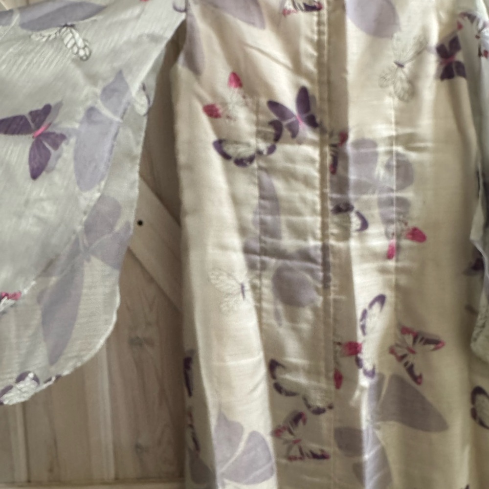 Alfred Shaheen Vintage Butterfly Print Dress - Picture 4 of 12